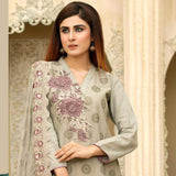 Famininity Schiffli Embroidered Lawn 3 Piece Un-Stitched Suit - 4583 - test-store-for-chase-value