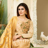 Famininity Schiffli Embroidered Lawn 3 Piece Un-Stitched Suit - 4585 - test-store-for-chase-value