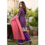 BS Printed Lawn Collection 3 Piece Un-Stitched Suit - 1 - test-store-for-chase-value