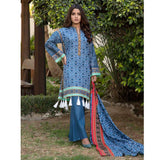 BS Printed Lawn Collection 3 Piece Un-Stitched Suit - 3 - test-store-for-chase-value