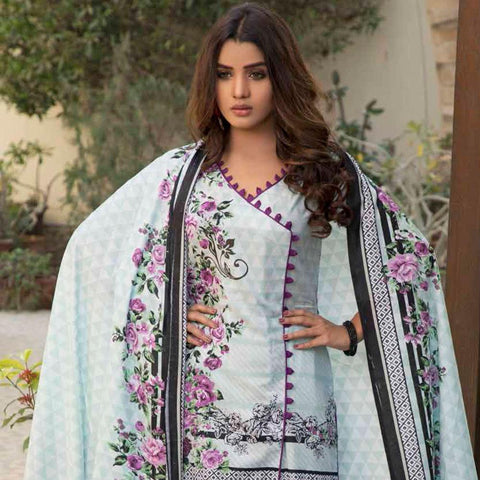 BS Printed Lawn Collection 3 Piece Un-Stitched Suit - 4 - test-store-for-chase-value