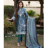 BS Printed Lawn Collection 3 Piece Un-Stitched Suit - 15 - test-store-for-chase-value
