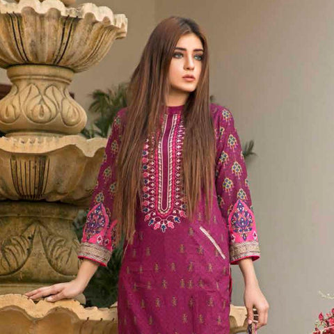 BS Printed Lawn Collection 3 Piece Un-Stitched Suit - 17 - test-store-for-chase-value