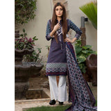 BS Printed Lawn Collection 3 Piece Un-Stitched Suit - 18 - test-store-for-chase-value