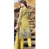 Afreen Embroidered Lawn 3 Piece Un-Stitched Suit - AY-110 - test-store-for-chase-value