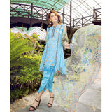 Afreen Embroidered Lawn 3 Piece Un-Stitched Suit - AY-139 A - test-store-for-chase-value