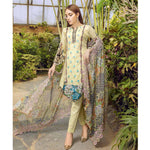 Afreen Embroidered Lawn 3 Piece Un-Stitched Suit - AY-139 B - test-store-for-chase-value