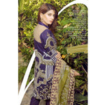 Afreen Embroidered Lawn 3 Piece Un-Stitched Suit - DA-108 - test-store-for-chase-value