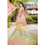 Afreen Embroidered Lawn 3 Piece Un-Stitched Suit - EKR-122 A - test-store-for-chase-value