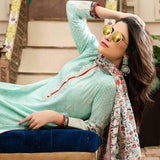 Amna Sohail Pure Decadence Embroidered Lawn 3 Piece Un-Stitched Suit - 4552 B - test-store-for-chase-value