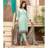 Amna Sohail Pure Decadence Embroidered Lawn 3 Piece Un-Stitched Suit - 4552 B - test-store-for-chase-value