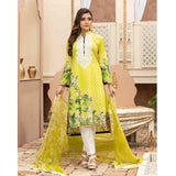 Amna Sohail Pure Decadence Embroidered Lawn 3 Piece Un-Stitched Suit - 4554 B - test-store-for-chase-value