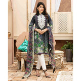 Amna Sohail Pure Decadence Embroidered Lawn 3 Piece Un-Stitched Suit - 4554 A - test-store-for-chase-value