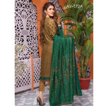 Mughal Bagh Embroidered Lawn 3 Piece Un-Stitched Suit - AY-172 A - test-store-for-chase-value