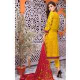 Mughal Bagh Embroidered Lawn 3 Piece Un-Stitched Suit - AY-172 B - test-store-for-chase-value