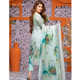 Mughal Bagh Embroidered Lawn 3 Piece Un-Stitched Suit - AY-173 A - test-store-for-chase-value