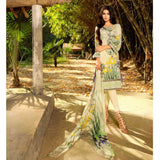 InTo Eternity Embroidered Lawn 3 Piece Un-Stitched Suit - 4571 - test-store-for-chase-value