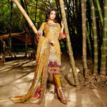 InTo Eternity Embroidered Lawn 3 Piece Un-Stitched Suit - 4573 - test-store-for-chase-value