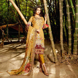 InTo Eternity Embroidered Lawn 3 Piece Un-Stitched Suit - 4573 - test-store-for-chase-value