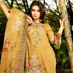 InTo Eternity Embroidered Lawn 3 Piece Un-Stitched Suit - 4573 - test-store-for-chase-value