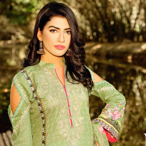 InTo Eternity Embroidered Lawn 3 Piece Un-Stitched Suit - 4579 - test-store-for-chase-value