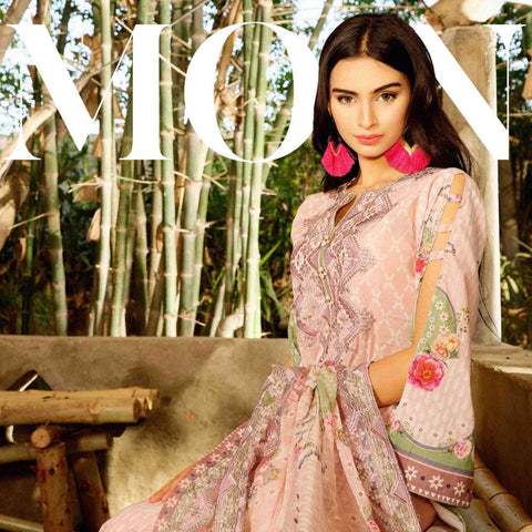 InTo Eternity Embroidered Lawn 3 Piece Un-Stitched Suit - 4580 - test-store-for-chase-value