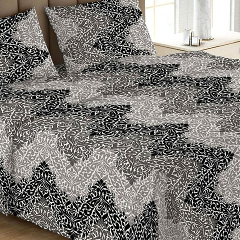 Printed Double Bed Sheet - Multi - test-store-for-chase-value