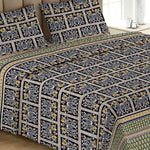 Printed Double Bed Sheet - Multi - test-store-for-chase-value