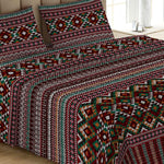 Printed Double Bed Sheet - Multi - test-store-for-chase-value