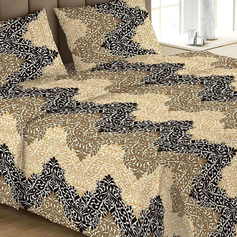 Printed Double Bed Sheet - Multi - test-store-for-chase-value