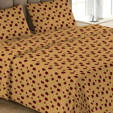 Printed Double Bed Sheet - Multi - test-store-for-chase-value