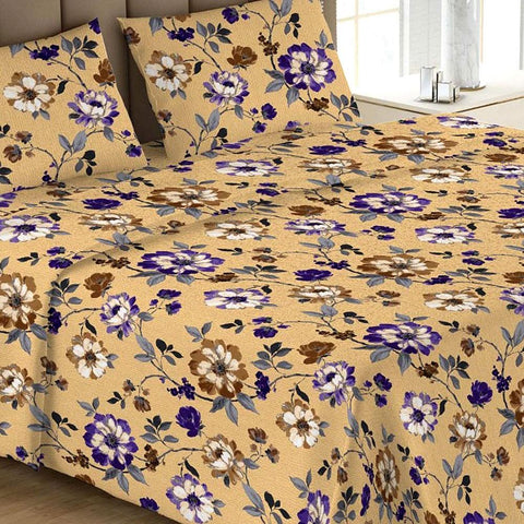 Printed Double Bed Sheet - Multi - test-store-for-chase-value
