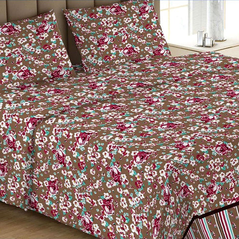 Printed Double Bed Sheet - Multi - test-store-for-chase-value