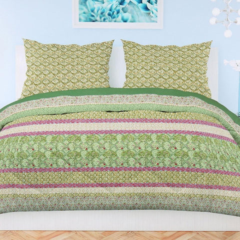Printed King Size Percale Finish Bed Sheet Set 3 pcs - test-store-for-chase-value