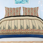Printed King Size Percale Finish Bed Sheet Set 3 pcs - test-store-for-chase-value