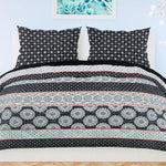 Printed King Size Percale Finish Bed Sheet Set 3 pcs - test-store-for-chase-value