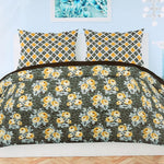 Printed King Size Percale Finish Bed Sheet Set 3 pcs - test-store-for-chase-value
