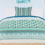 Printed Percale Finish Single Bed Sheet Set 2 pcs - test-store-for-chase-value
