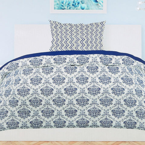 Printed Percale Finish Single Bed Sheet Set 2 pcs - test-store-for-chase-value