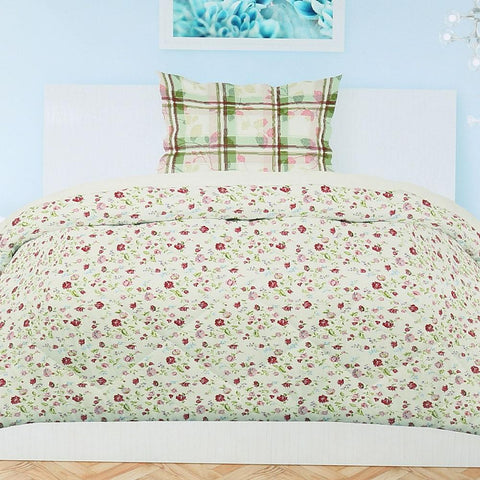 Printed Percale Finish Single Bed Sheet Set 2 pcs - test-store-for-chase-value