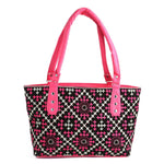 Women's Embroidery Handbag - Pink - test-store-for-chase-value