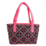 Women's Embroidery Handbag - Pink - test-store-for-chase-value