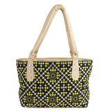 Women's Embroidery Handbag - Yellow - test-store-for-chase-value