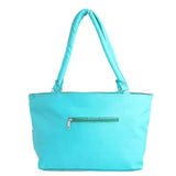 Women's Embroidery Handbag - Cyan - test-store-for-chase-value