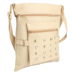 Women's Shoulder Bag (7555) - Beige - test-store-for-chase-value