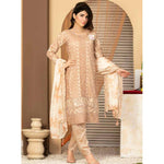 Poshak Embroidered Lawn 3 Piece Un-Stitched Suit - 32 B - test-store-for-chase-value