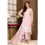 Poshak Embroidered Lawn 3 Piece Un-Stitched Suit - 33 A - test-store-for-chase-value