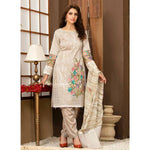 Poshak Embroidered Lawn 3 Piece Un-Stitched Suit - 34 A - test-store-for-chase-value
