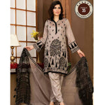 Poshak Embroidered Lawn 3 Piece Un-Stitched Suit - 35 A - test-store-for-chase-value
