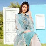 One Summer Dream Embroidered Lawn 3 Piece Un-Stitched Suit - 4397 A - test-store-for-chase-value